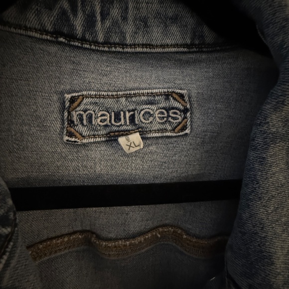 NWOT Maurice's Denim Jacket Vest - Picture 4 of 4
